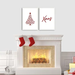 Wallxpert 2PBCTNOEL 03 Dekorativne slike