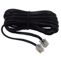 Kabel telefonski 5m, črni