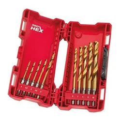 Milwaukee udarne burgije za metal 3-10mm sa hex prihvatom 1/4 set 10/1 48894759