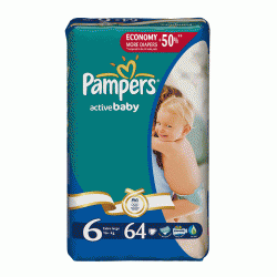 PAMPERS pelene ACTIVE BABY 6