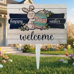 Uskršnji Dobrodošli Zec - 58 x 38 cm Višenamenski Plakat