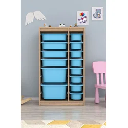 HANAH HOME Višenamenska polica Montana Xs 2D4N8U Sonomo Blue