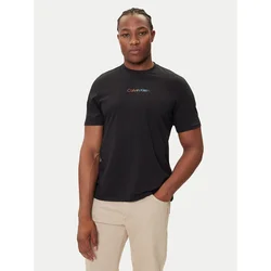 Calvin Klein Jeans Majica 20s modra/rumena/rdeča/črna