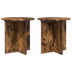 Stalak za biljke 2 pcs Dimljeni hrast 40 x 40 x 40 cm