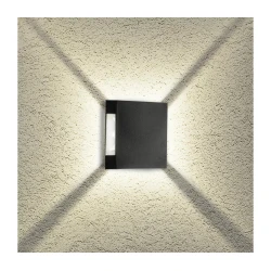 Brilagi - LED spoljašnje zidno svetlo QUADRAY LED/4W/230V crno IP65