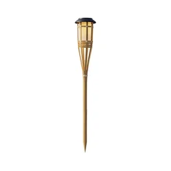 LED solarna lampa BAMBOO LED/1,2V 150 mAh 1800K 56 cm IP44 bež