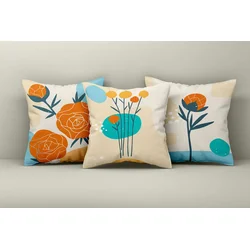 Aberto Design Set dekorativnih jastučnica Asr_plw25-13, 43x43 cm, 3 komada, Šarena