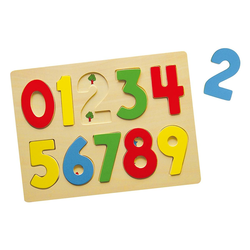 VIGA drvene puzzle 10 kom - brojeviÂ Â  0126416