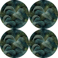 Bertoni Home Unisexs 4 Round Table Pads Set Mallorca