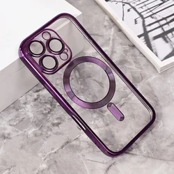 Maska za mobilni telefon iPhone 16 Pro LUX, Magsafe, Ljubičasta