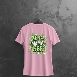 Camiseta Majica sa štampanim printom Cam 887, Ženska, Roze