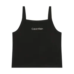 Calvin Klein Jeans Top LVCKSJB12G Črna Slim Fit