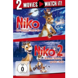 Niko - Ein Rentier hebt ab / Niko 2- Kleines Rentier, großer Held, 2 DVDs