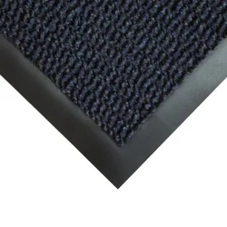 Vyna-Plush podloga 90x120cm črna/modra