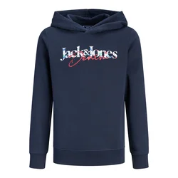 Jack & Jones Junior Majica JJTom marine/rdeča/bela