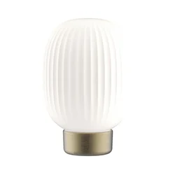 LED prigušiva dodirna stona lampa LATTE LED/1,8W/5V USB 2000 mAh zlatna/bela