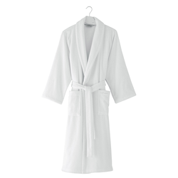 Uniseks kopalni plašč MICRO COTTON Bela S