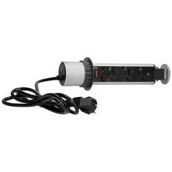 Orno Produžni kabel sa 3 x Schuko utičnice, ugradbena - OR-AE-1347(GS)