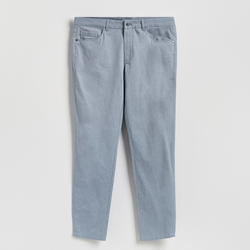Reserved - Pamučne pantalone slim fit