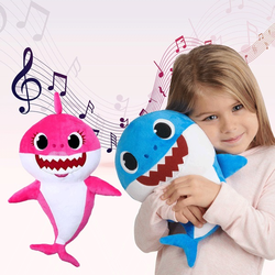 Interaktivna igrača za otroke Baby Sharky, Modra