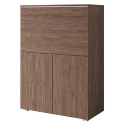 P & B PISALNIK leseni material barve oreha