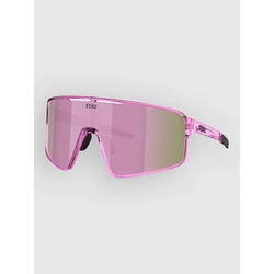 BLIZ Active Eyewear P001S Transparant Pink Sunglasses brown w rose multi