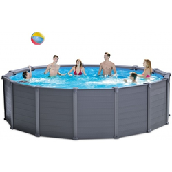 Intex Frame Pool Grafit O 478 x 124 cm