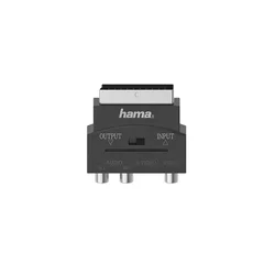 Hama Adapter SCART (muški) na S-Video i 3x eine(ženski)