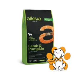 Alleva Natural Adult Medium/Maxi Lamb&Pumpkin 2kg,Za Pse Srednjih i Velikih Rasa