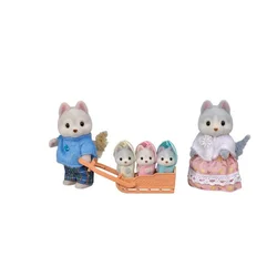 Sylvanian Families Družina haskijev s trojčki