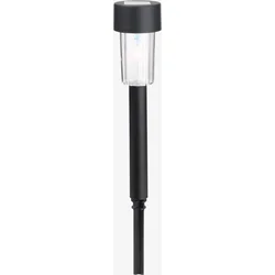 Solarna lampa Aurora, O6x36 cm, crna