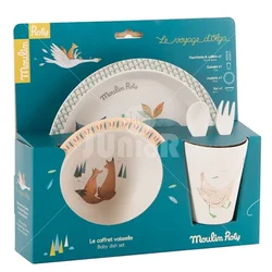 Moulin Roty Set za jelo Le Voyage D’Olga