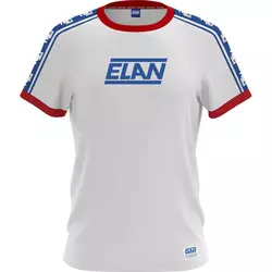 ELAN moška kratka majica T-SHIRT RETRO WHITE