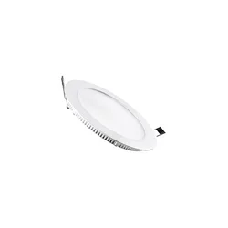 6W vgradni LED panel 4000K okrogli beli