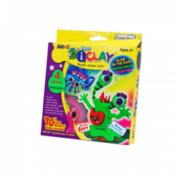 Modeliavimo masė Amos Ciastoplasto fluo, 4 spalvos kaina | pigu.lt