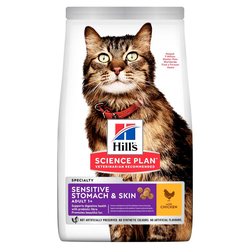 Hills™ Science Plan™ Mačka Adult Sensitive Skin & Stomach, 300g