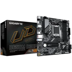 GIGABYTE Mainboard Desktop B650M D3HP (AM5, 4xDDR5, 1xHDMI, 2xDP, 2.5GbE LAN, mATX, Retail) - B650M D3HP