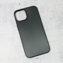 TELEMPIRE Silikonska maska za telefon Skin za iPhone 13 6.1 crna