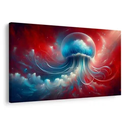 Slika meduza v rdečem morju - 60x40