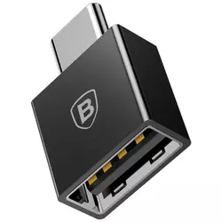 Baseus Exquisite USB-C to USB 2.4A Adapter (black)