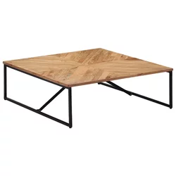 Stolić za kavu od masivnog bagremovog drva 110 x 110 x 36 cm