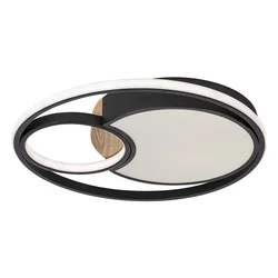 RABALUX LED plafonjera Leola dimabilna crna