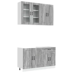 Kuhinjska jedinica KALMAR 4 pcs Siva Sonoma Konstruirano drvo
