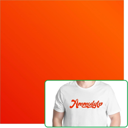 Bambu Lab Matte Heat Transfer Vinyl Sheet - Neon Orange