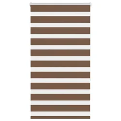 Zavjesa zebra smeđa 70x150 cm širina tkanine 65,9 cm poliester