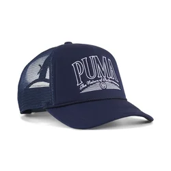 Vintage PUMA Trucker Cap, Men, Navy, OSFA