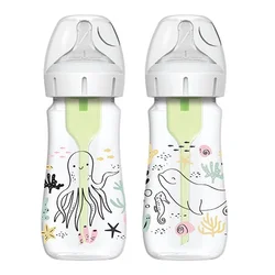 Dr.BrownS Plastična Options+ Bočica Sa Dizajnom Okeana 270Ml - 2kom
