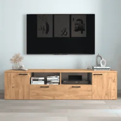 TV komoda NINA 180 cm – bor sa vratima