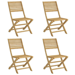 Sklopive vrtne stolice 4 kom 48,5x61,5x87 cm od drva bagrema