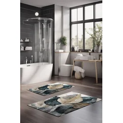 Lessentiel Maison Set prostirki za kupatilo CT-5413, 2 Komada, Siva